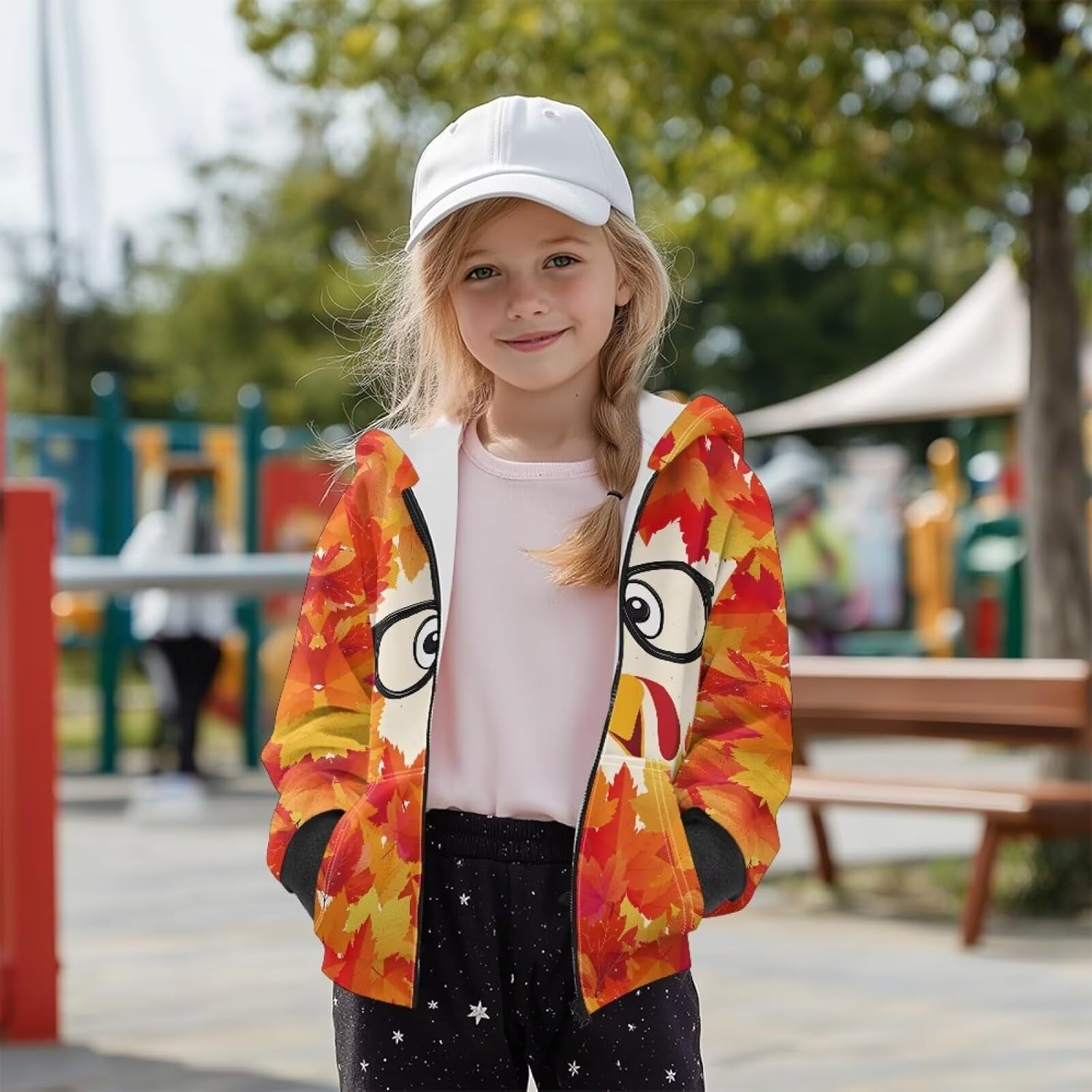Zip Up Hoodie for Boys Girls Fleece Hooded Sweatshirt with Pockets Childrens Long Sleeve Jacket Full-Zip Activewear