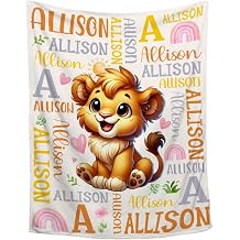 Custom Lion Blanket for Teen Boys Girls | Personalized Duck Gift