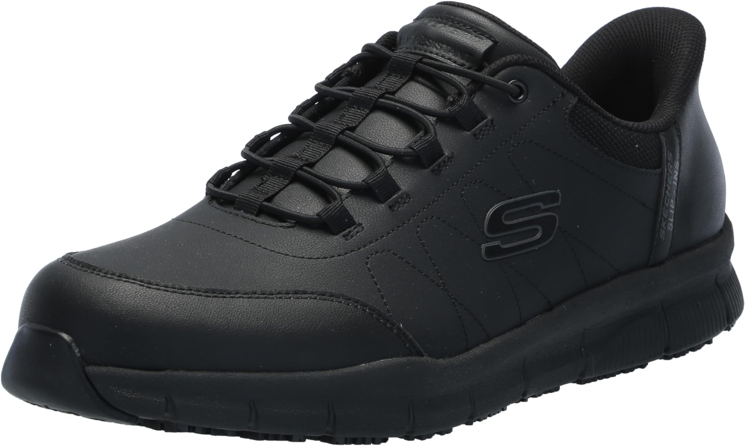 Skechers Men's Men's Hands Free Slip Ins Nampa- Knotly Bungee Athletic SrFood Service Shoe