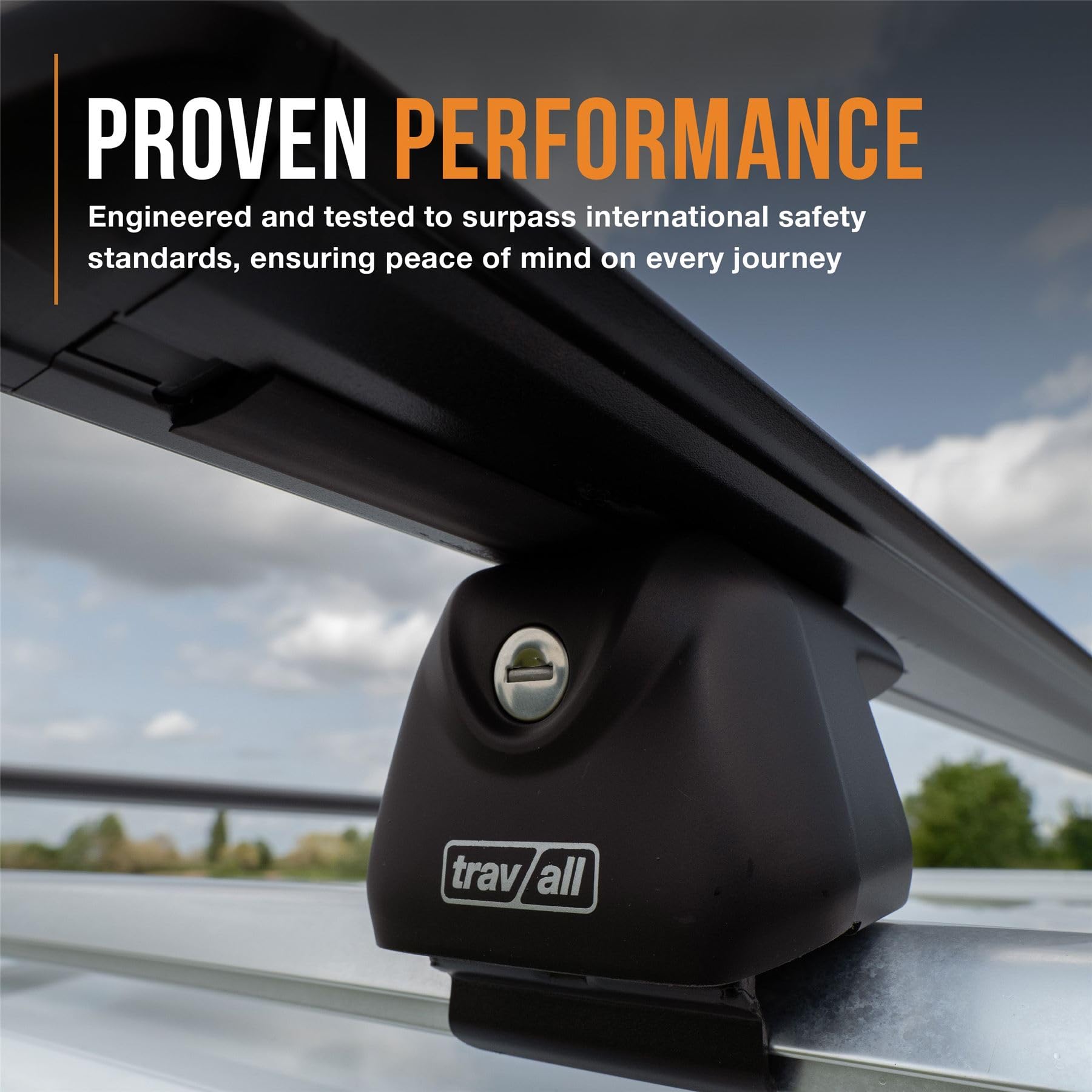 V70 Rails TRAVALL Volvo V70 Roof Bars (Open Rail) 135cm (2007-2016) Auminium ...
