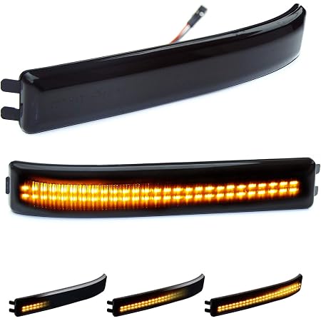 Smoked Sequential LED Side Mirror Turn Signal Lights For Ford F-150 2009-2014 - View #3
