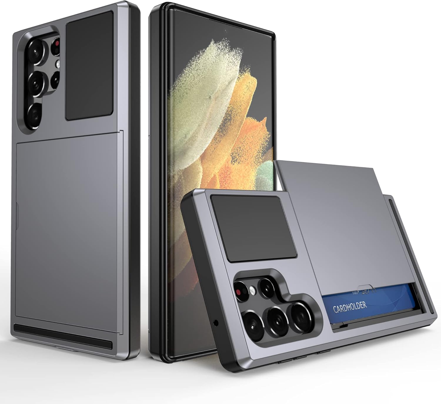 Funda deslizante para Samsung Galaxy S22 Ultra de 6.8 pulgadas 2022 Premium a prueba de golpes de cuerpo completo para Samsung Galaxy S22 Ultra 6.8″