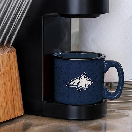 Miniatura 406 de Rico Industries NCAA Utah Utes - Taza de café personalizada de 12 onzas con logotipo grabado con láser profundo, taza de cerámica para acampar con