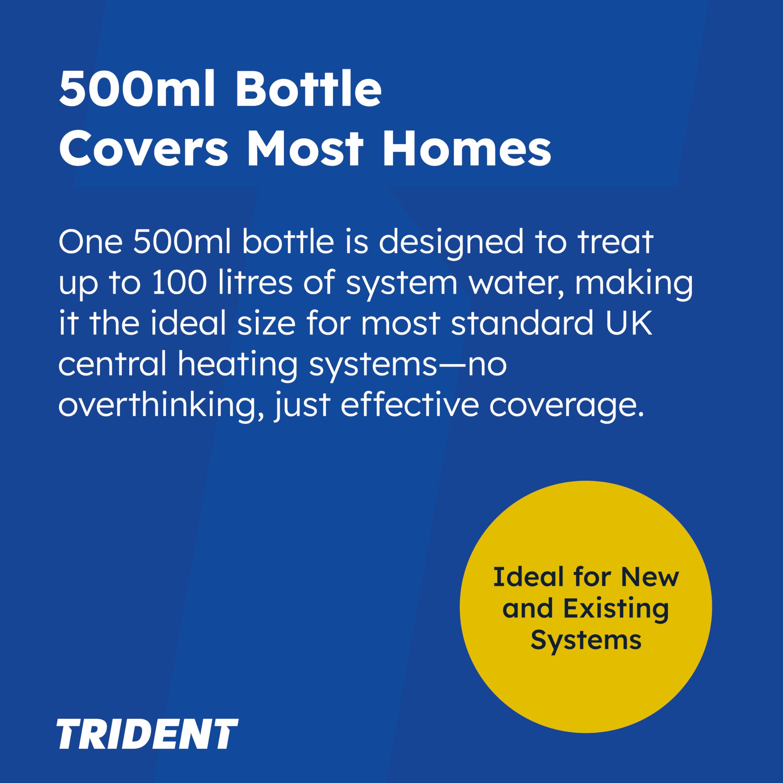 Trident, Central Heating Inhibitor, Protection Against Corrosion & Limescale, Reduces Boiler Noise - Image 4
