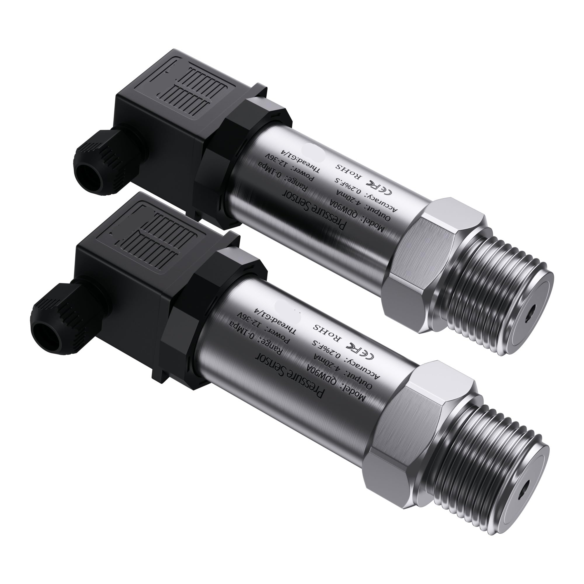 Transmisor de presión 0-10 V NPT1-4 agua, aceite, gas, 10 Mpa, 10 bar, 30 kPa, sensor de presión, manómetro(0-0.6Mpa)