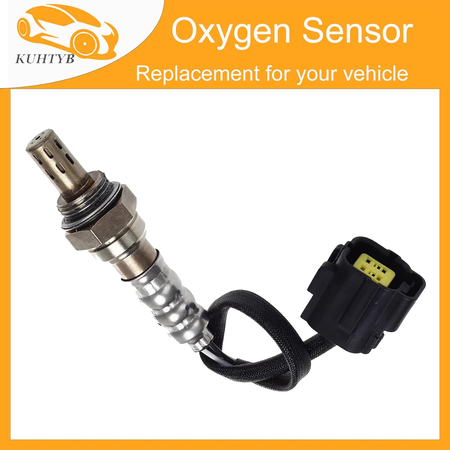 Upstream and Downstream Oxygen Sensor Compatible With Mazda 2003 2002 Protege5 L4 2L 2Pcs O2 Sensors Set