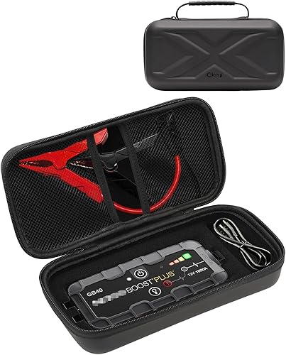 Funda de almacenamiento con protección EVA Gleegi Compatible con arrancadores de litio NOCO Boost Plus GB40/Boost Sport GB20 UltraSafe, caja de