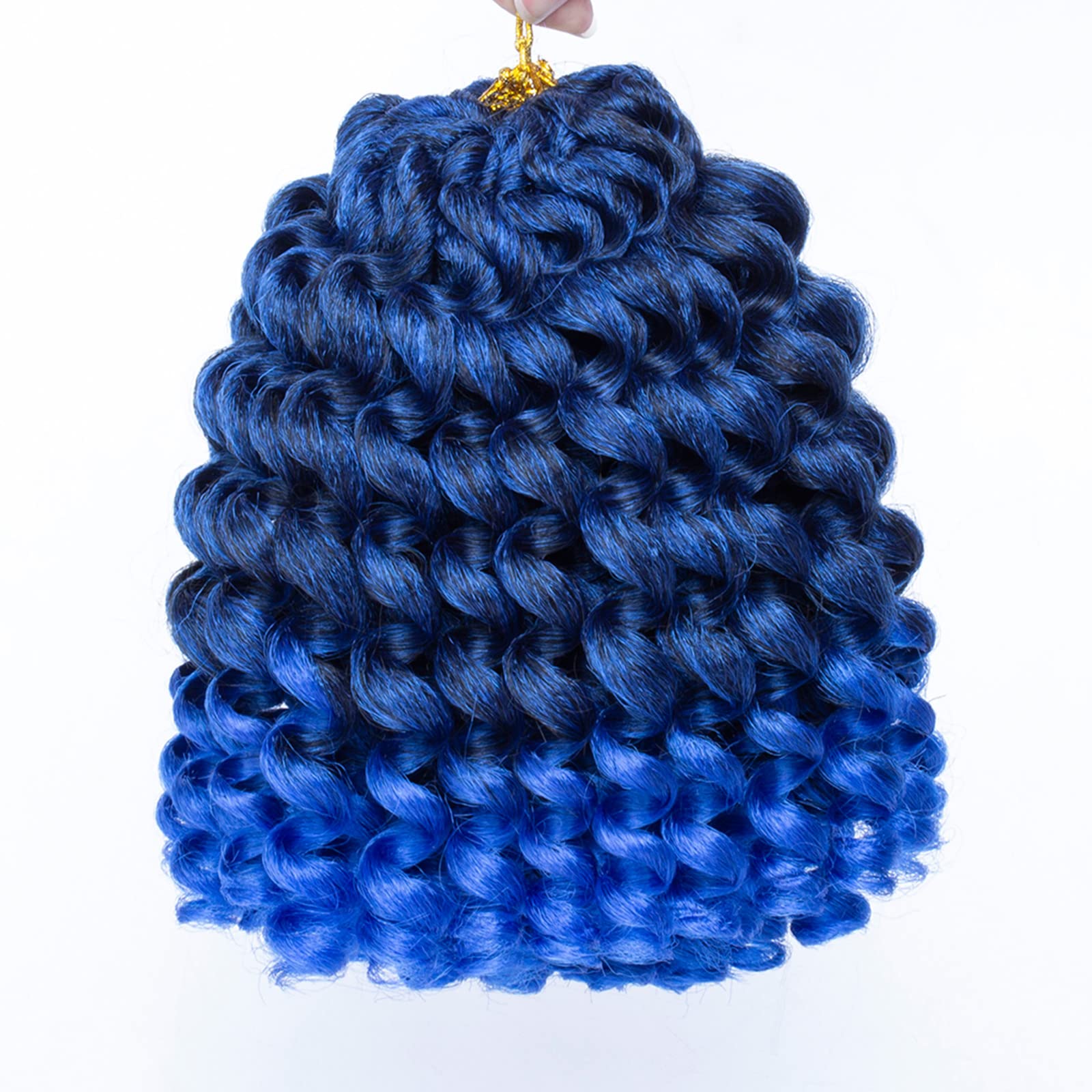 Amazon.com : Leeven 8 Inch Short Jamaican Bounce Wand Curl Crochet