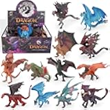 Liberty Imports 12 Pcs Dragon Toy Figures, 5
