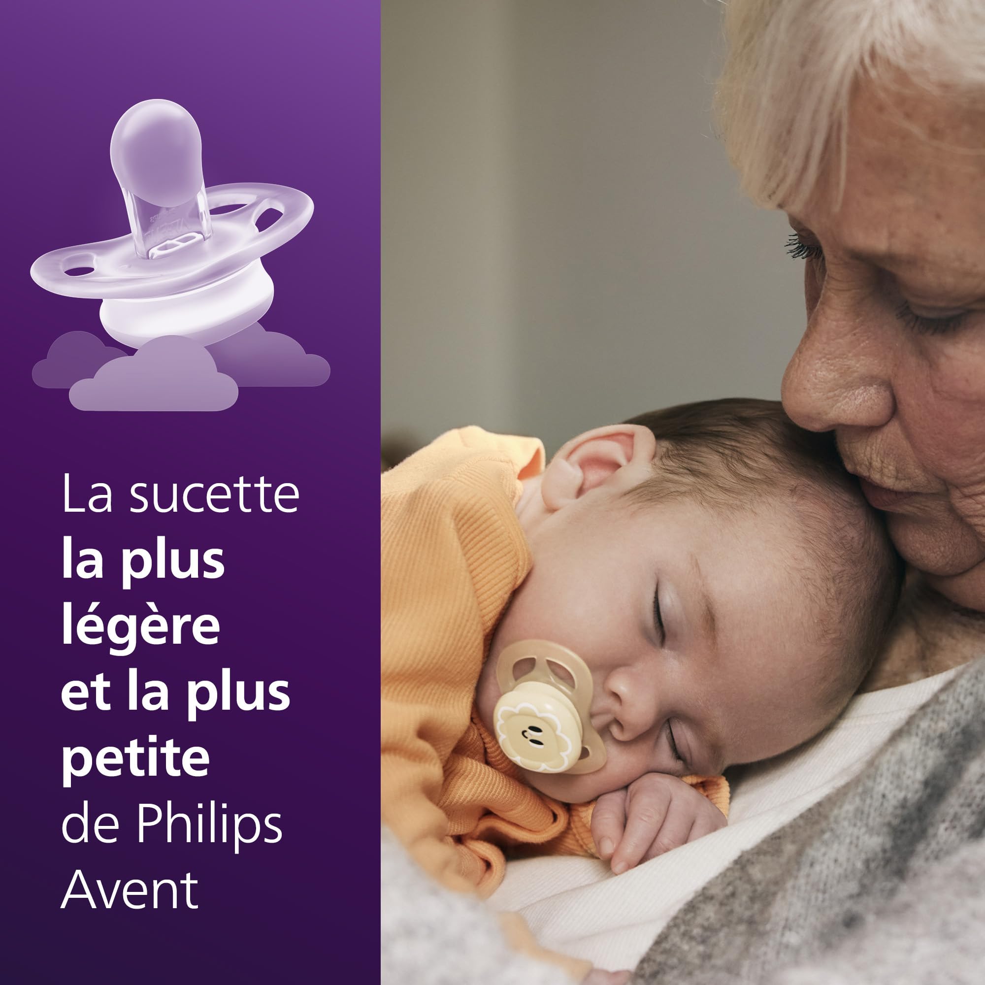 Image secondaire de Sucettes Orthodontiques Philips Avent Ultra Air pour Nouveau-nés - Lot de 2