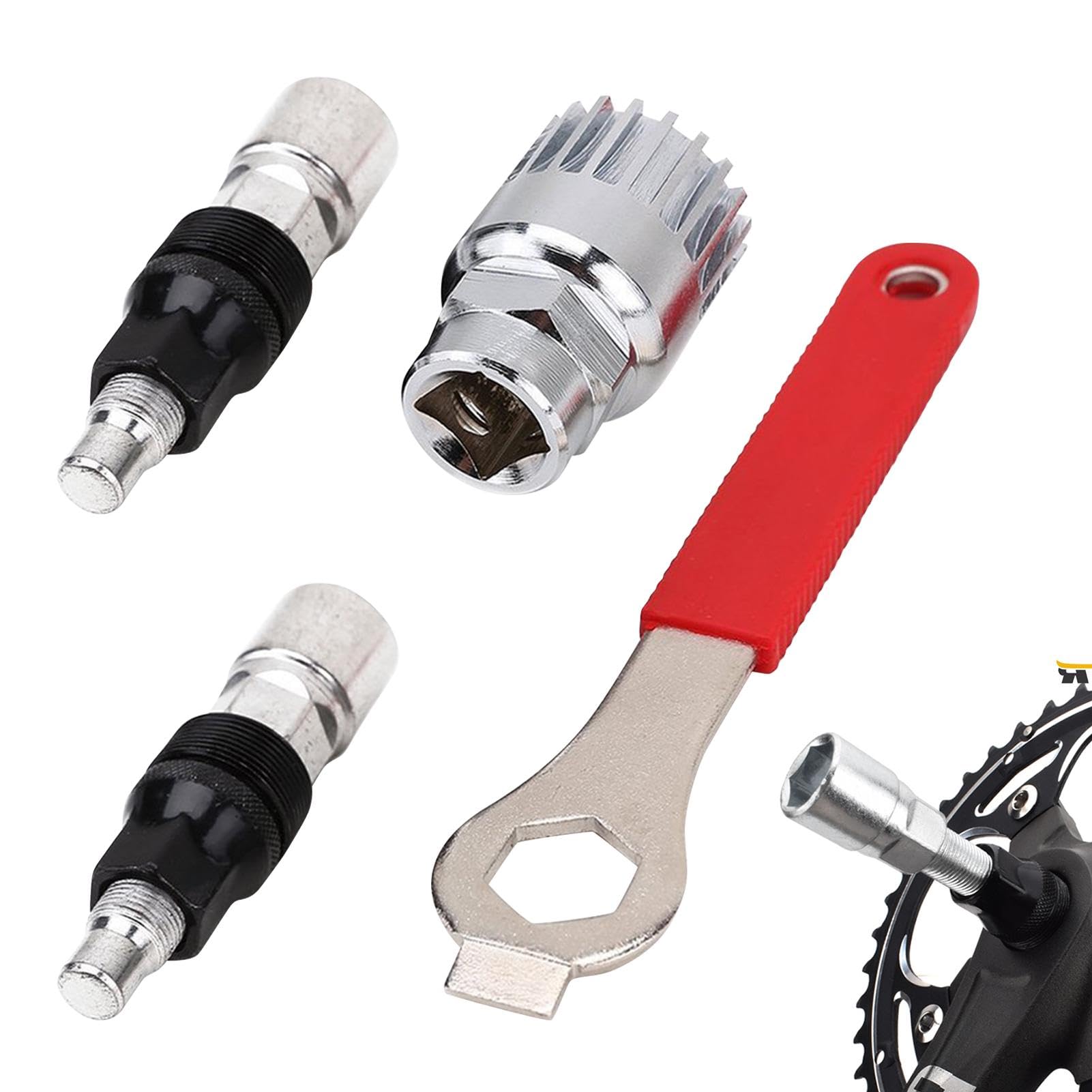 Set Di 3 Utensili Per Manovella Bici - Estrattore Pedali, Movimento Centrale E Chiave 16mm, Per Manutenzione Fai-Da-Te - Foto 5