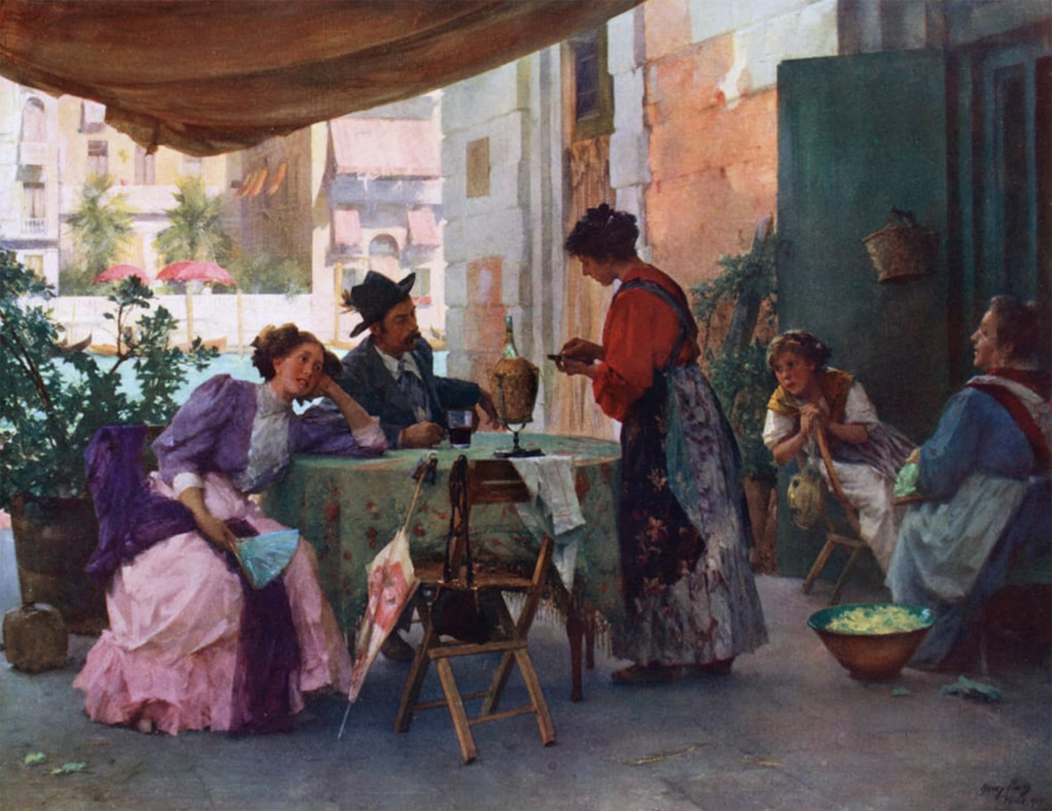 Artxlxxbn No Frame Famous Print Painting Colorful Art Print The Honeymoon By Henry Woods Canvas Art Decorations For Home Decor 60X90cm