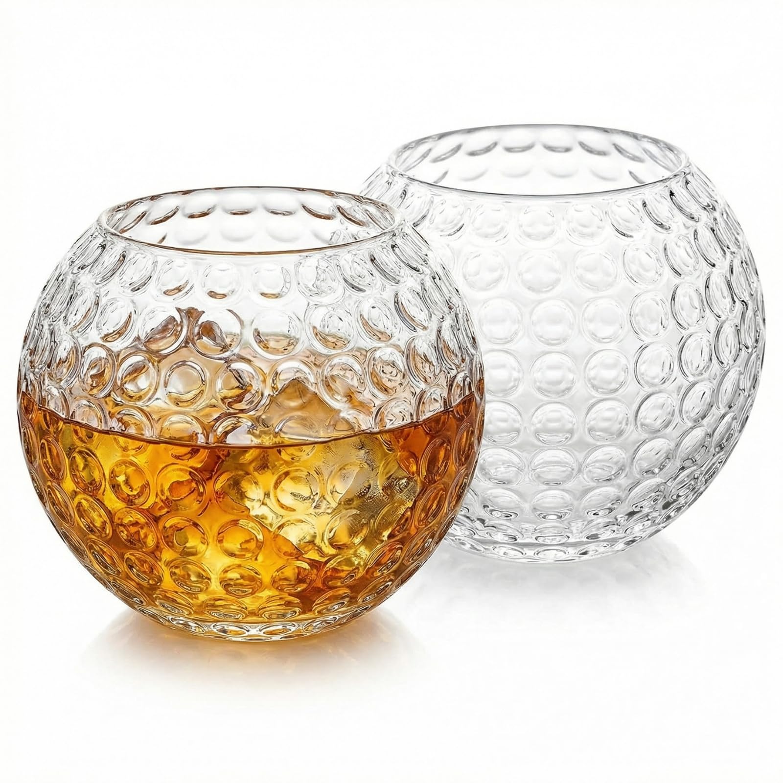 Verre à whisky golf anti-glisse lot de 2 pour éviter les chutes lors des apéritifs