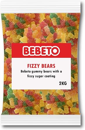 Bebeto Jelly Rings 2kg Fizzy Bear