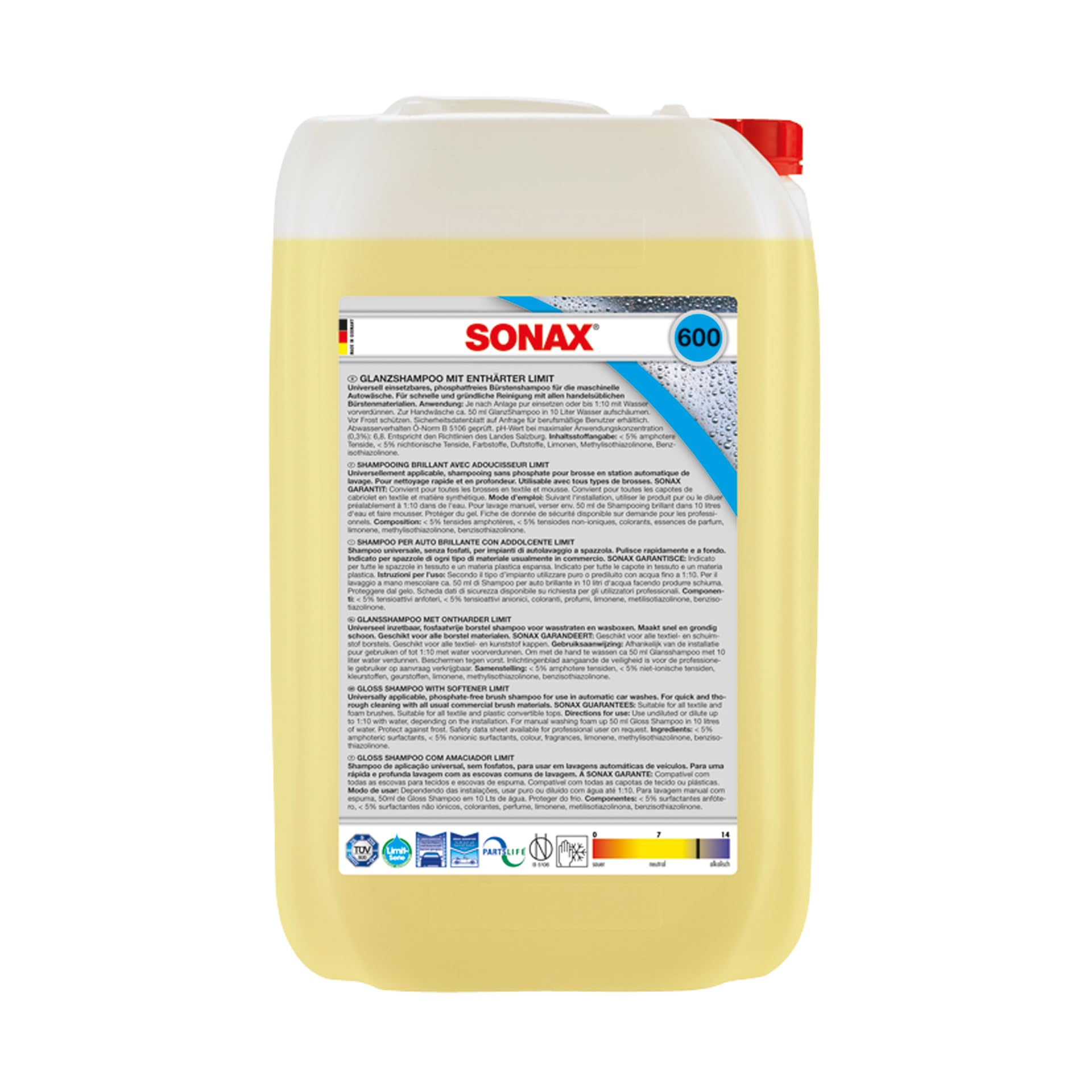 SONAX 600.705 Limit Glanzshampoo 25-Liter
