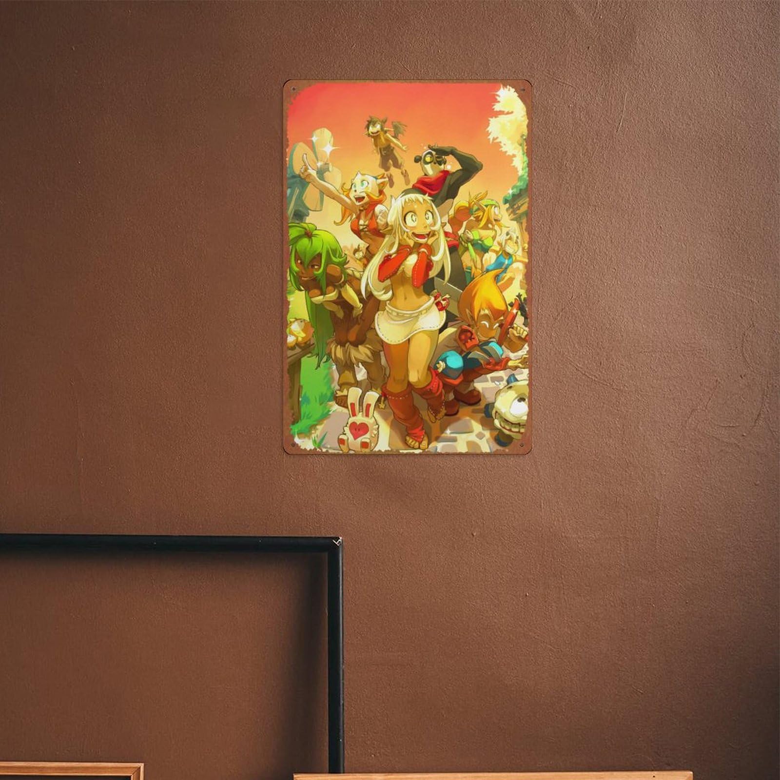 Amazon.com: IEITB Fantasy Of Wakfu Monster 12x8 Inch Rust-Free Tin