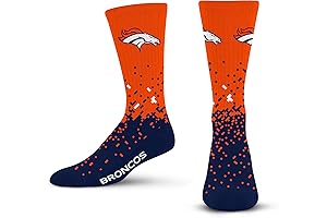Bare Feet Men's Spray Zone Crew Socks for NFL Obsessors