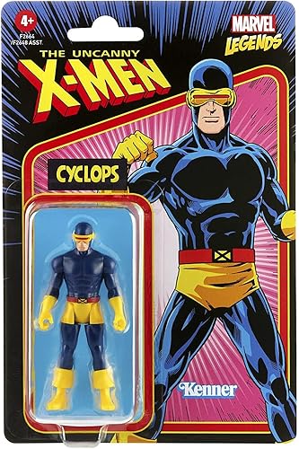 Miniatura 2 de Marvel Hasbro Legends 3.75 pulgadas Retro 375 Collection Cyclops figura de acción de juguete
