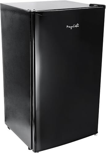 Megachef 3.2 Cubic Feet Refrigerator (Black)