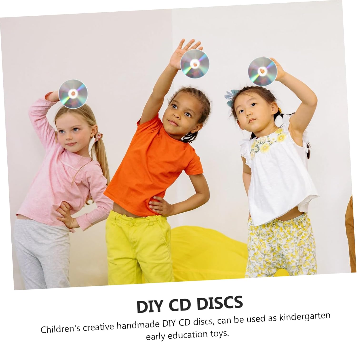 50pcs Blank Cd Discs Decorative DIY Cd Discs Craft Material for Home Decor