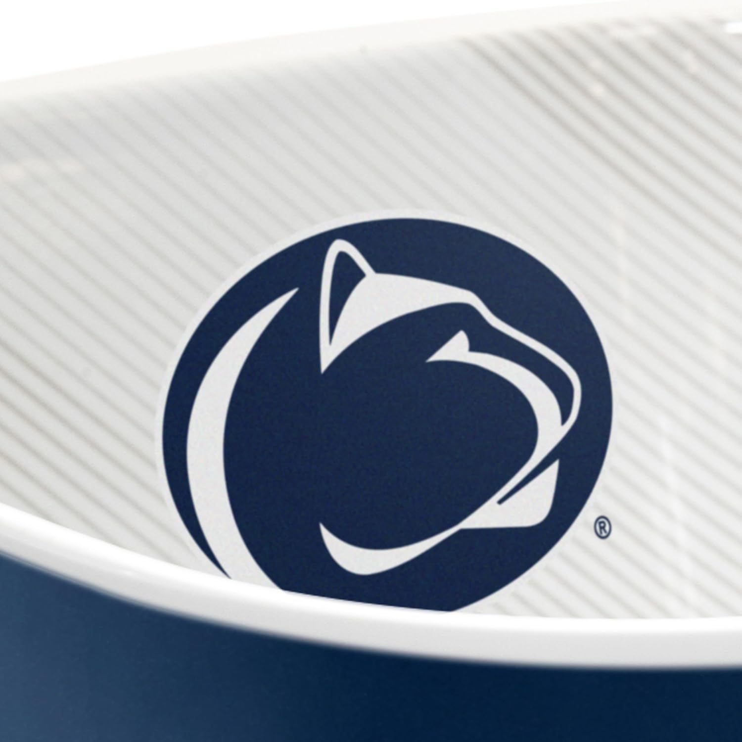 YouTheFan NCAA Officially-licensed Large Party Bowl - 100% Melamine, dishwasher safe, BPA free - holds large bag of chips - sleek design - perfect for game day or any day