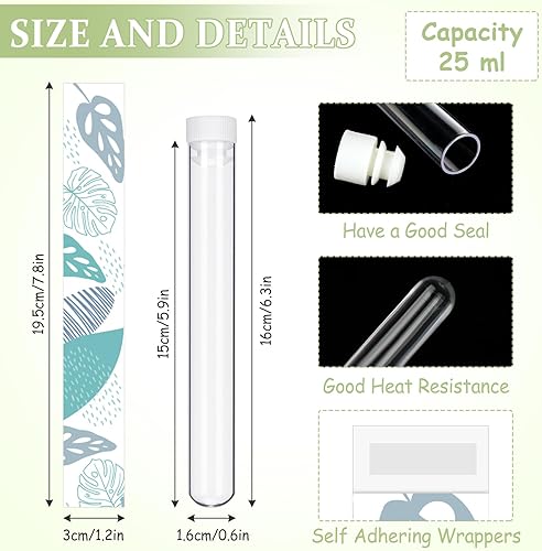 Miniatura 9 de Copkim Juego de 38 frascos de tampón incluidos para mujeres, contenedores de tampón, embudos reutilizables para eventos de crucero (estilo genial)