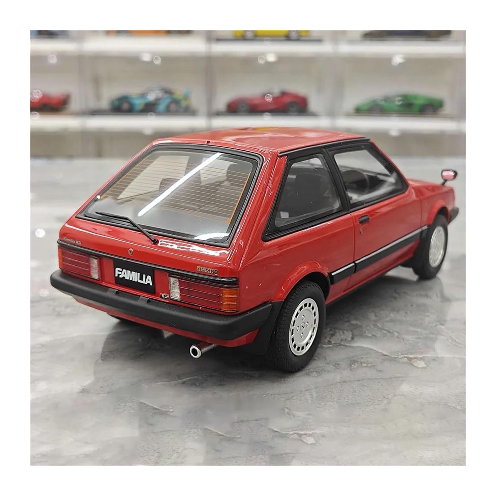 Metallo Scala Replica Resina 1 18 Adatta Per La Decorazione Domestica Del Modello Di Auto Statica Simulata Mazda Samurai Edition Hobby Veicoli Giochi Set