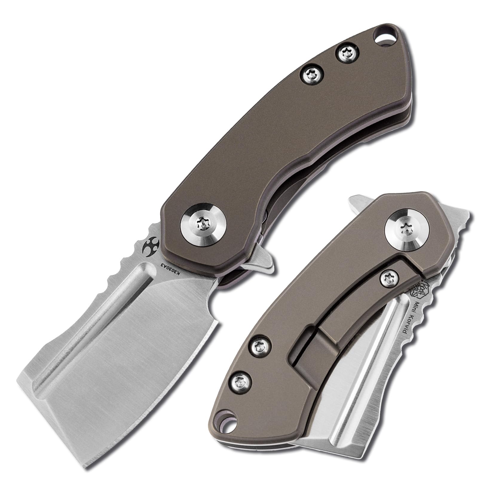 Amazon.com: KANSEPT Knives Mini Korvid Cleaver Mini Pocket Knife