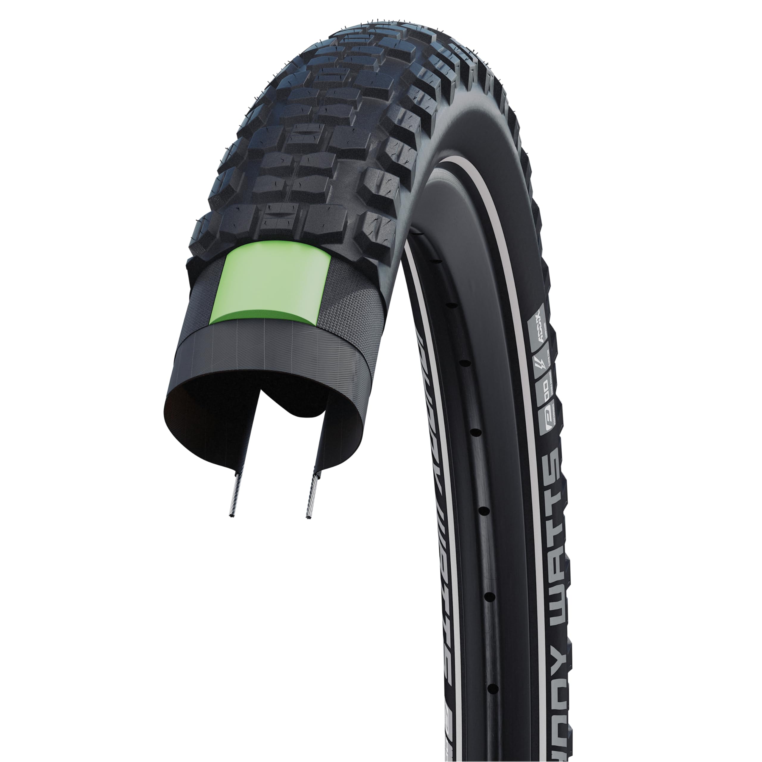 JOHNNY WATTS DD, GREENGUARD, WIRED, BLACK