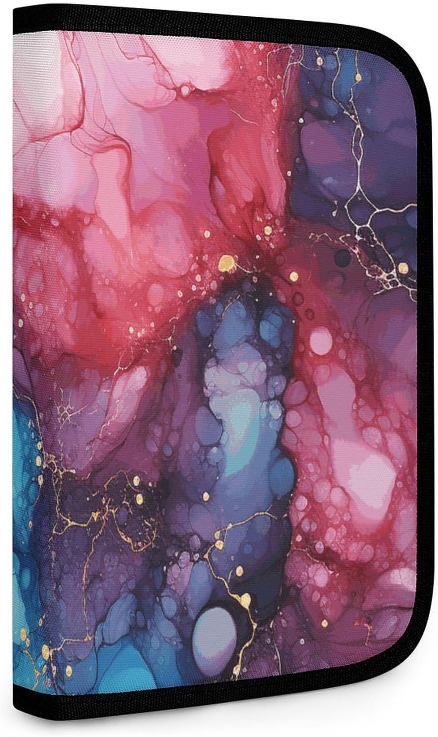 Watercolor Marble Pattern Folding Storage Bag Homes Offices, And Other Places for Storage.