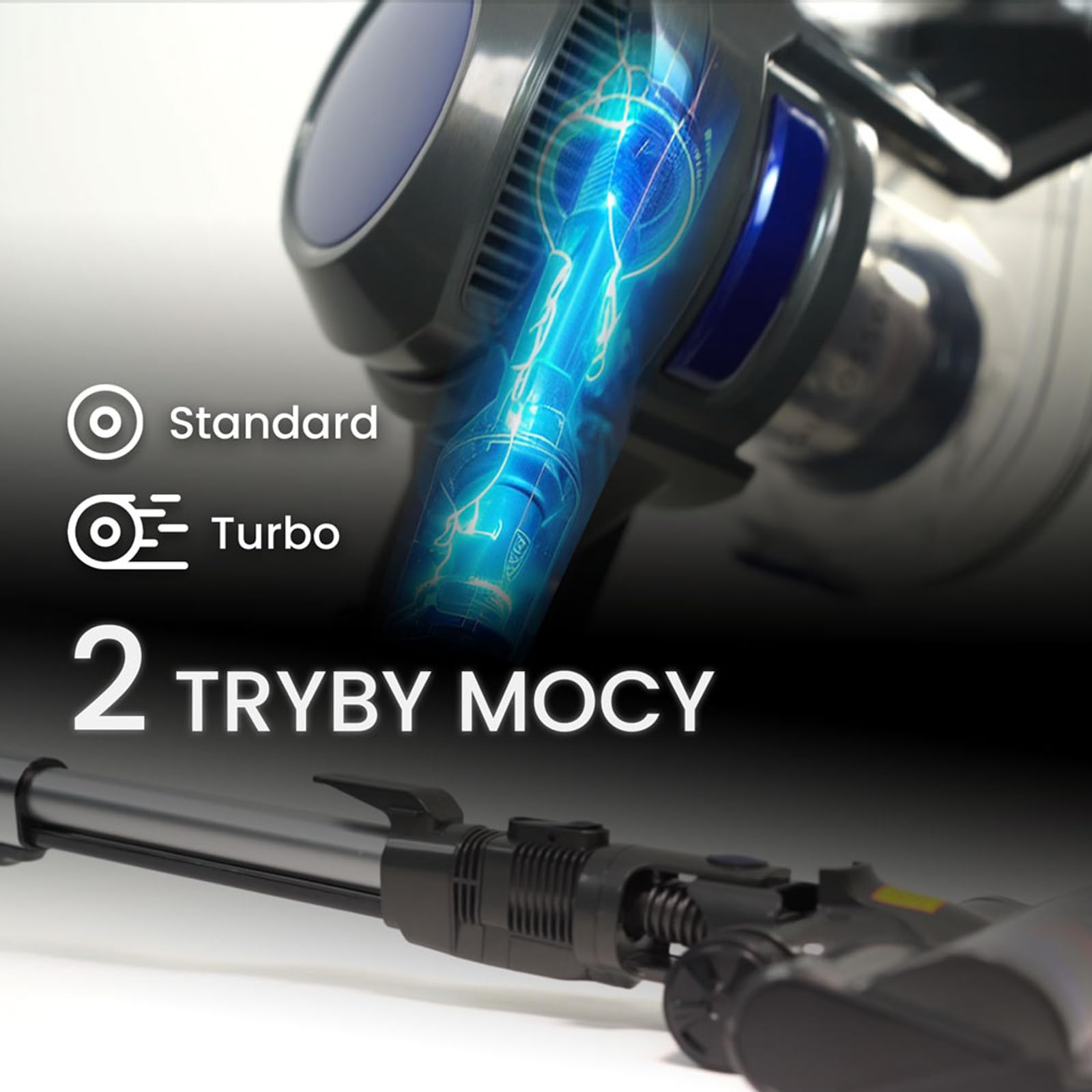 Odkurzacz Bezprzewodowy stojący Air Essence Bise Max 100AirWatt, czerwony, vacuum cleaner, technologia cyklonowa, Odkurzacz Pionowy, Technologia Honeycomb, Odkurzacz Samochodowy, Odkurzacz Bezworkowy