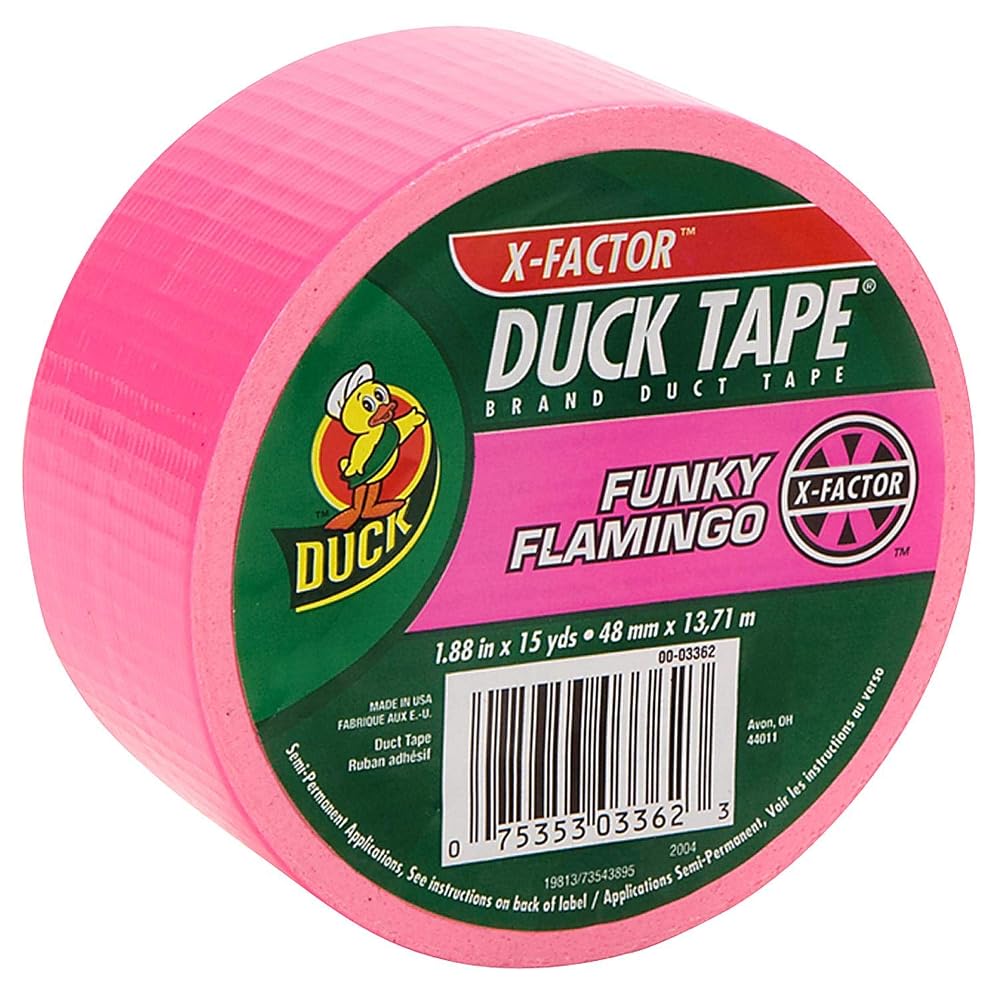Shurtech 1265016 Ducktape Flmgo Pink 15