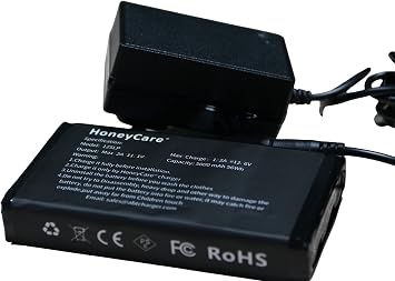 HoneyCare 12V Li-Polymer Replacement Battery Pack Fit for Metabo/Milwaukee/Dewalt/AEG Heated Jacket Coat Battery,Lithium-Ion Heated Kit12V 5AH Battery and Charger