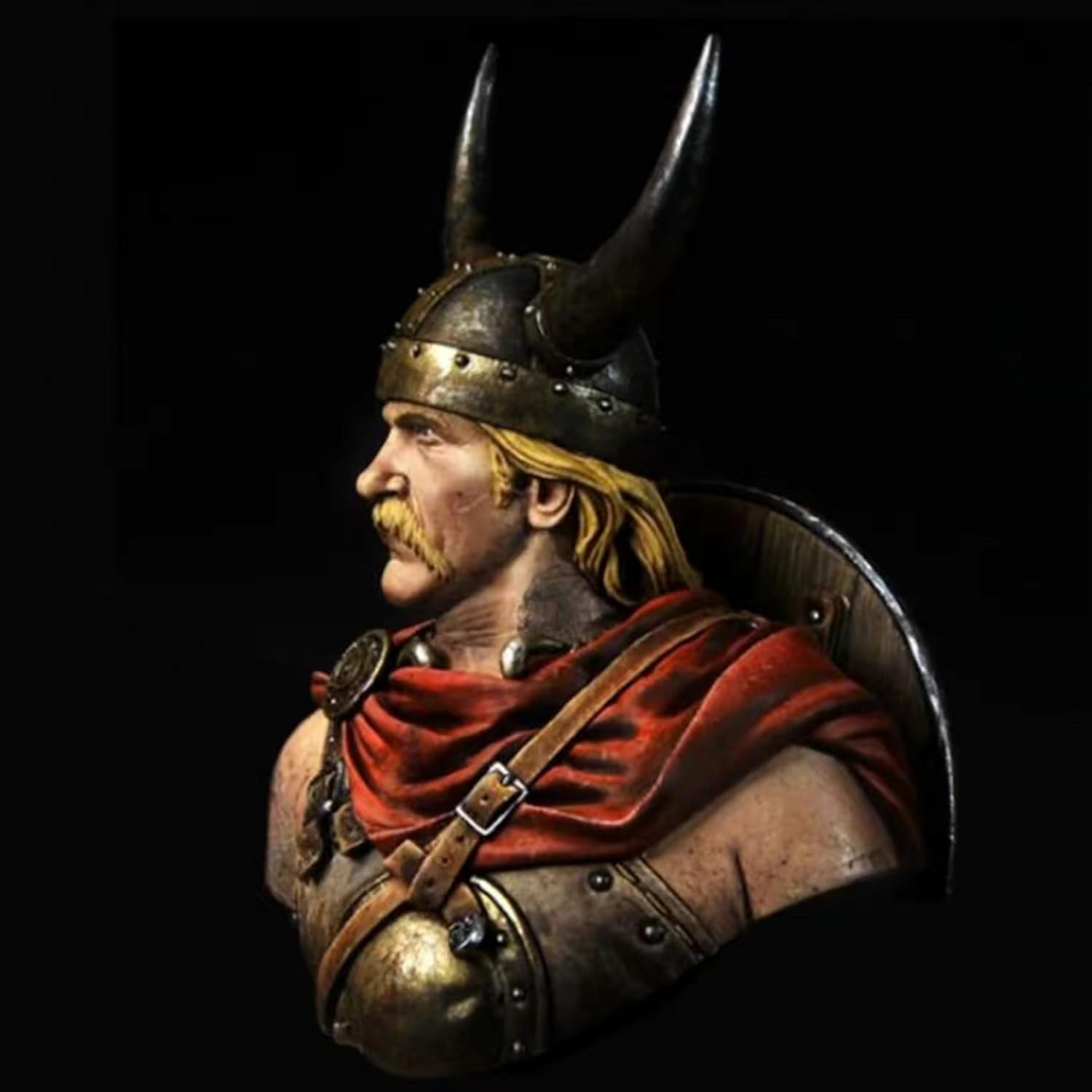 TRUEGRIS 1/10 Ancient European Warrior Resin Bust Model Kit Unpainted and Unassembled //u7f6Z63