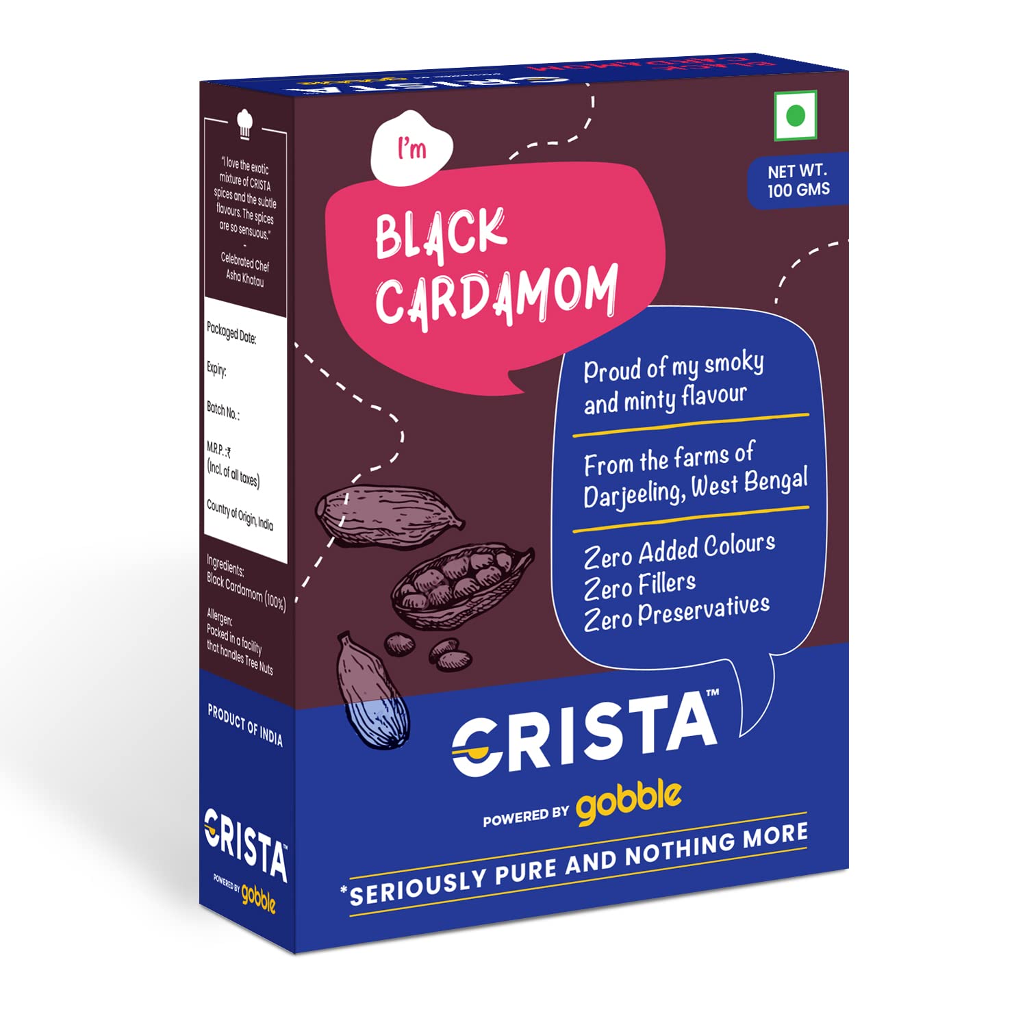 See full amazon price history chart for CRISTA Darjeeling Whole Black Cardamom Seeds | Kali/Badi Elaichi | Zero added Colours, Fillers, Additives & Preservatives | Aromatic & Natural | 100 gms CRISTA Darjeeling Whole Black Cardamom Seeds | Kali/Badi Elaichi | Zero added Colours, Fillers, Additives & Preservatives | Aromatic & Natural | 100 gms (B09Z6Q3LCB) Amazon Price History, Amazon Price Tracker