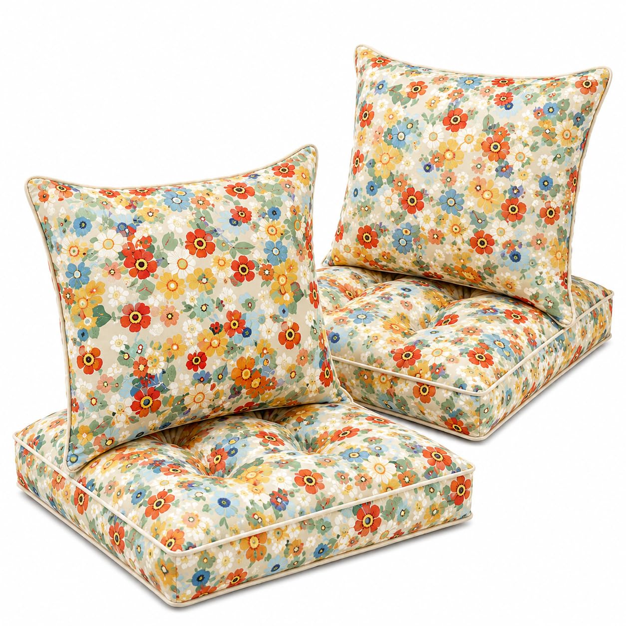 widesmile Replacement Cushions for Outdoor Furniture (Daisy) — image 1