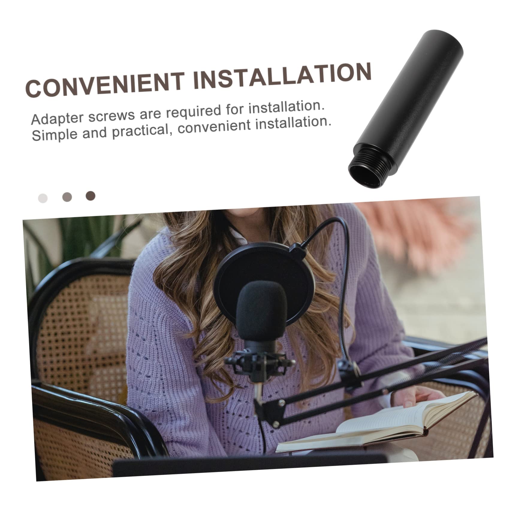 Tubo Prolunga Per Microfono | Flessibile E Pieghevole | 30cm | Filettatura M10 - Foto 6