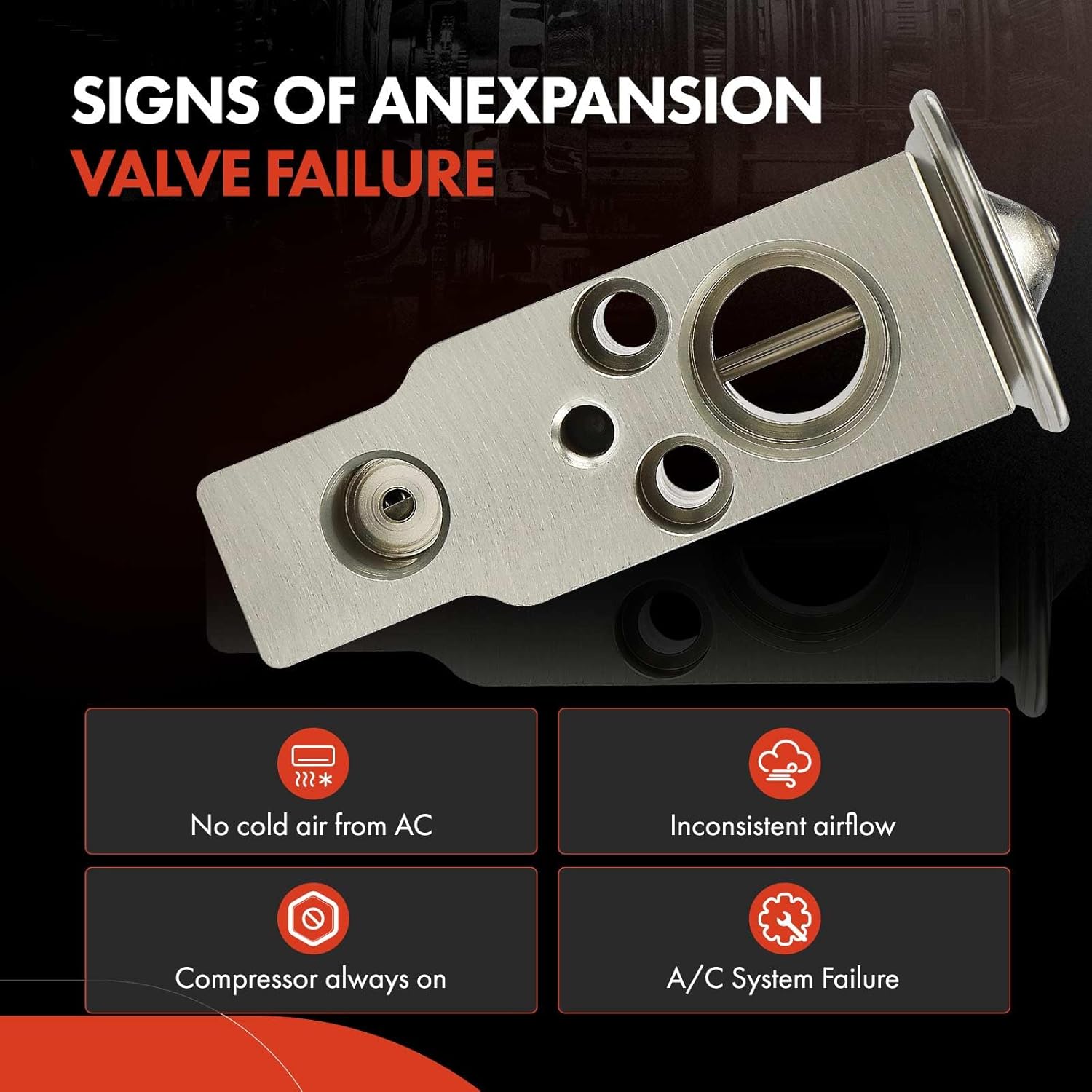 A-Premium AC Expansion Valve Compatible with Suzuki SX4 Crossover 2012 2.0L, SX4 2007-2013 2.0L