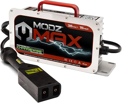 MODZ Max36 15 AMP EZGO TXT Battery Charger for 36 Volt Golf Carts
