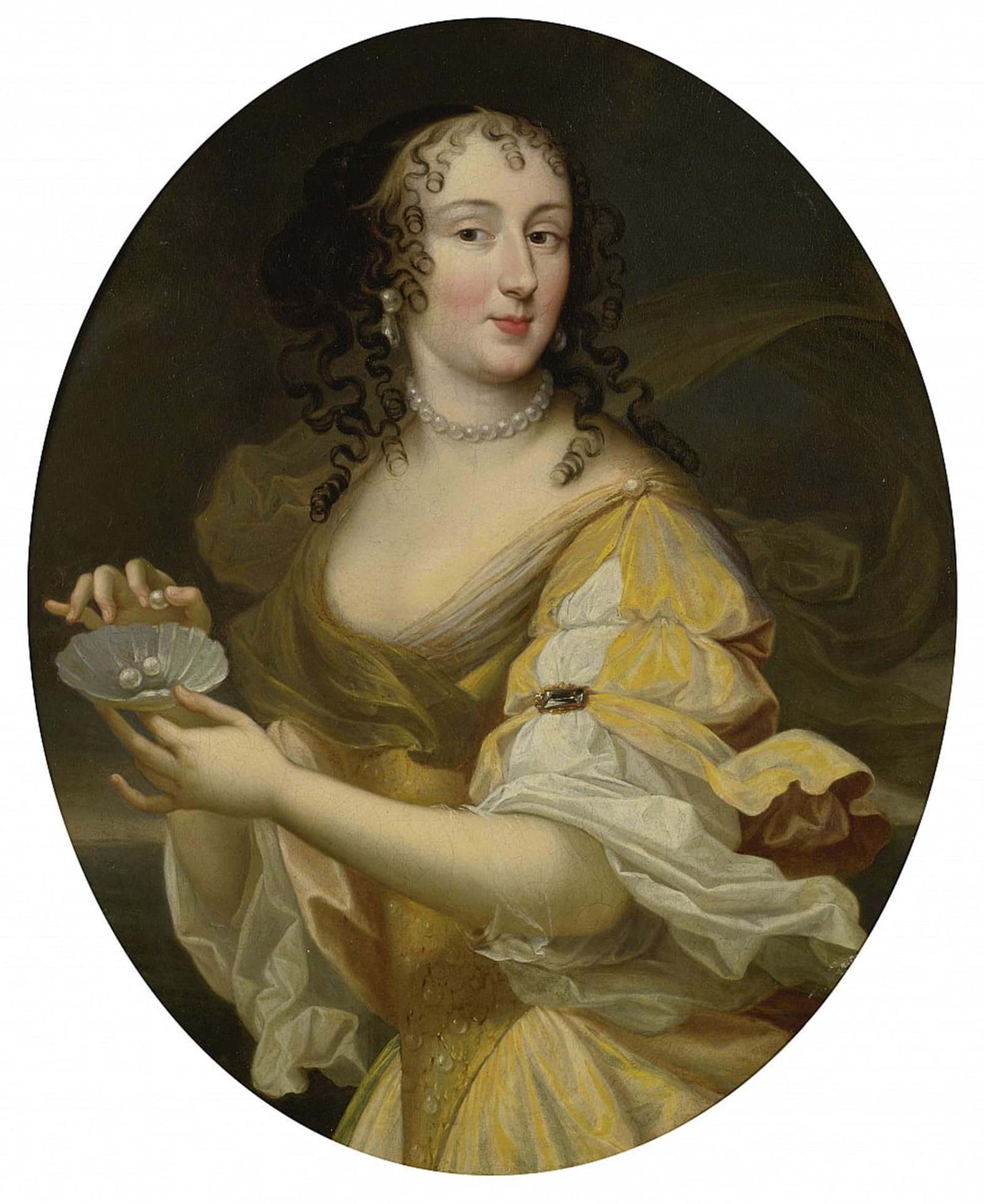 Portrait d'une dame en allégorie Mignard Impression Graffiti