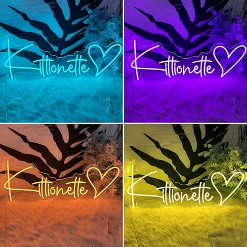 Miniatura 2 de Letreros de neón personalizados para decoración de pared, letrero de nombre de luz de neón personalizado, letrero LED personalizado, letrero de neón