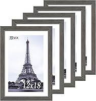 Vista 80 de VCK Marco para póster con plexiglás pulido, juego de 5 formatos horizontal y vertical, incluye piezas metálicas para colgar, 18 x 24 pulgadas