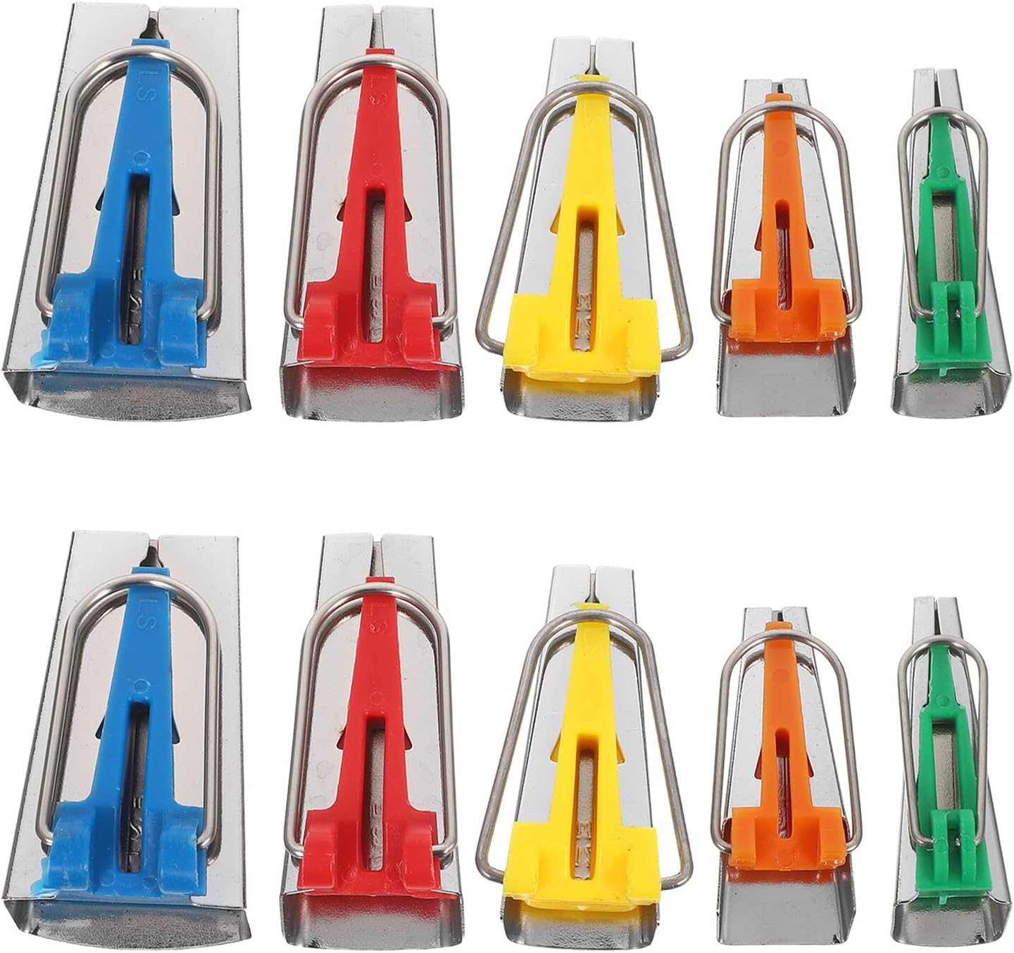 WOONEKY 10pcs Quilting Bias Tape Binding Tool Set for Seamless Fabric Edge Folding, Hemming Attachment Sewing Machine Accessories for DIY Quilt Makers and Sewing Enthusiasts