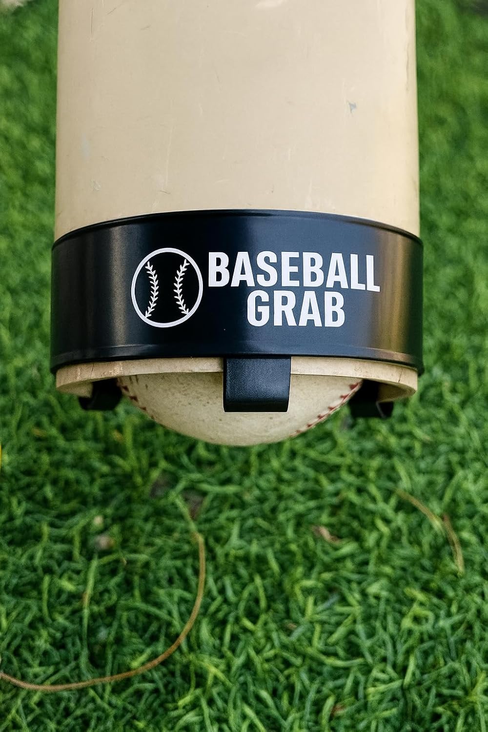 Baseball Grab – Ball Pickup Tool for PVC Pipe | No-Bend Baseball Picker Upper | Heavy Duty Metal Design for Duability (Fits 3" PVC)