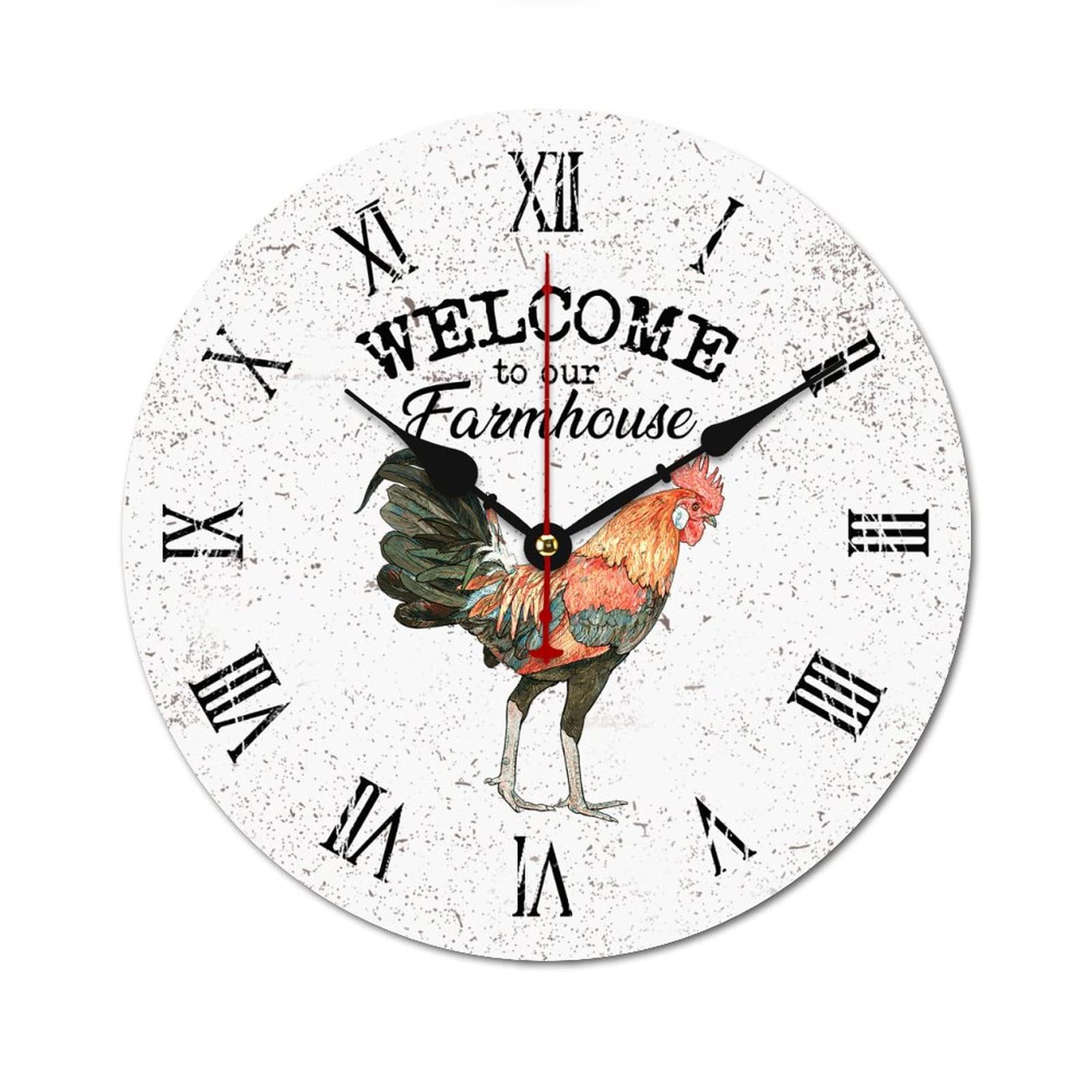 Horloge murale bois animaux de compagnie pour decoration interieure