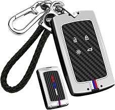 ontto Car Key Cover Key Case Compatible with Renault Clio 5 Capture 2021 Scenic Megane 4 Austral Koleos Zoe Kangoo Twingo Arkana Metal Key Case Remote Control