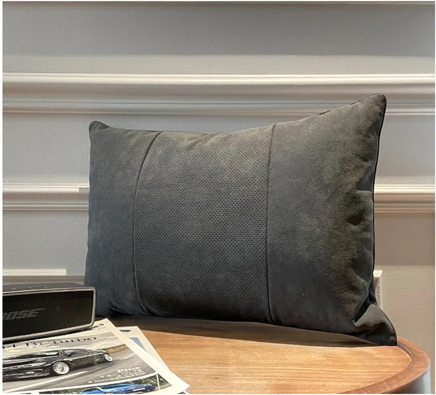 Car Lumbar Support Pillow Headrest Back Cushion Compatible with Mercedes Benz W205 W204 W211 W212 W213 W203 W176 (Color : Black 2pcs-01)