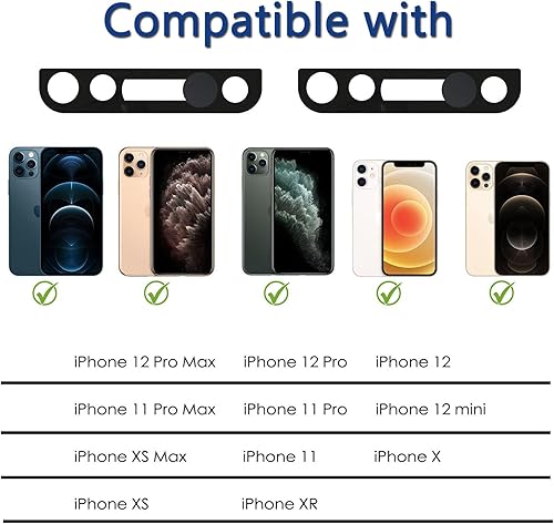Miniatura 2 de Protector básico para cámara, cubierta de lente compatible con iPhone XXSXRXS Max1111 Pro11 Pro Max1212 Mini 12Pro 12Pro 12Pro Max, protector de
