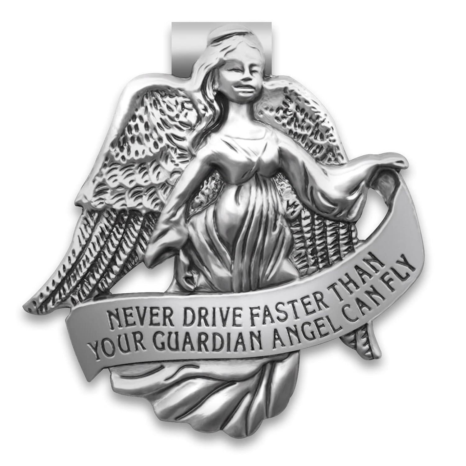 Guardian Angel Visor Clip Car Sun Visor Accessories Bless Driving Safety Religious Gift for Teens Family Parent Friend