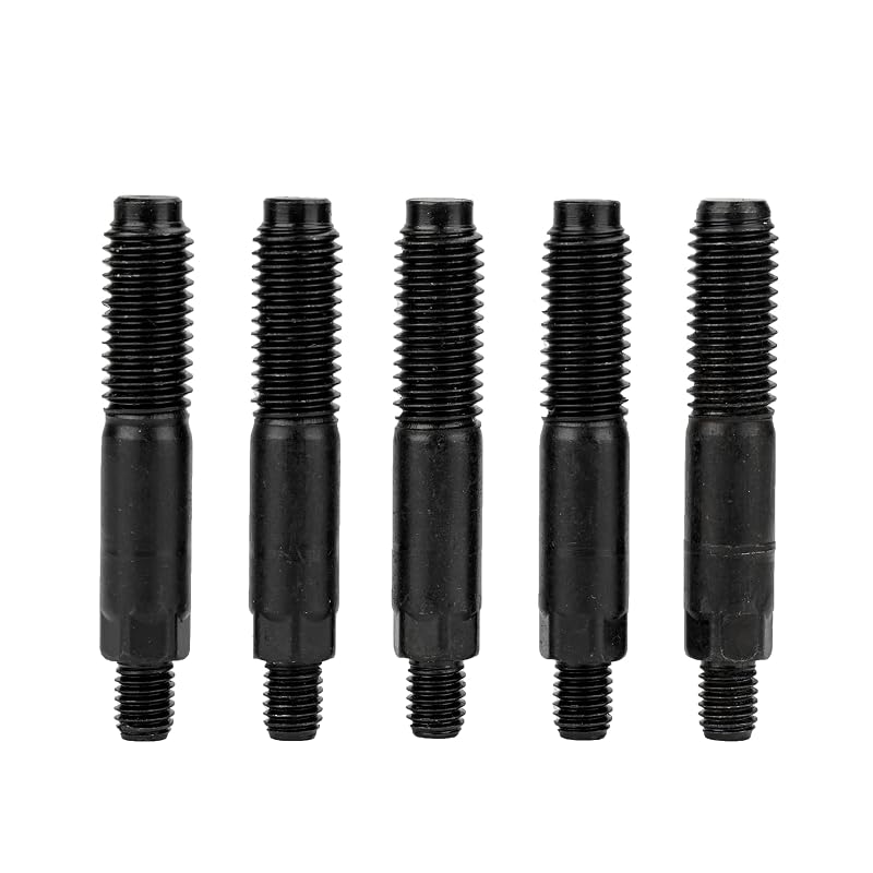 Hastes mandris M12 de reposição para rebitador pneumático hidráulico HPS6312 UPWOOD, kit com 5 peças